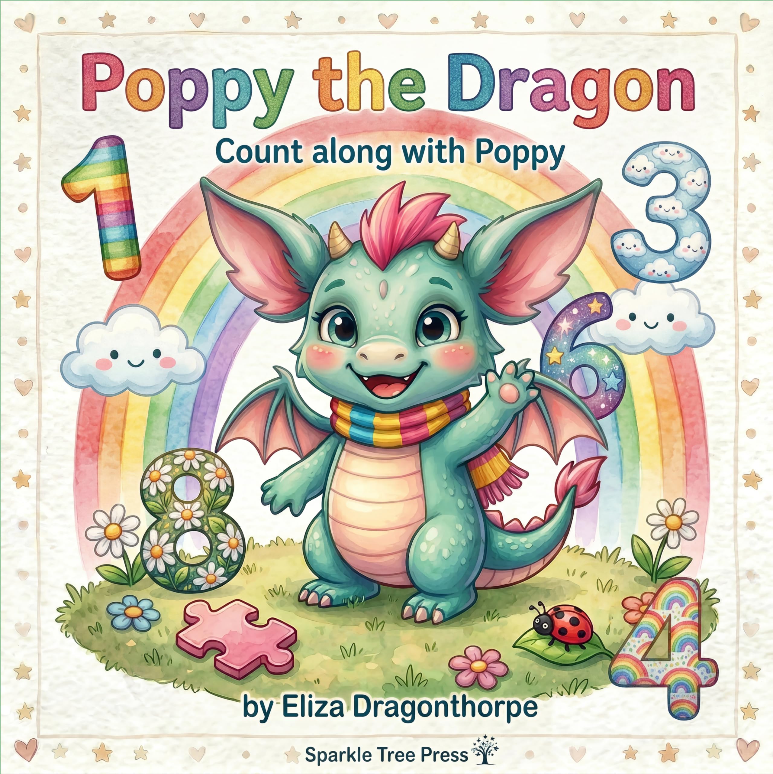 Poppy the Dragon: Count along with Poppy book cover